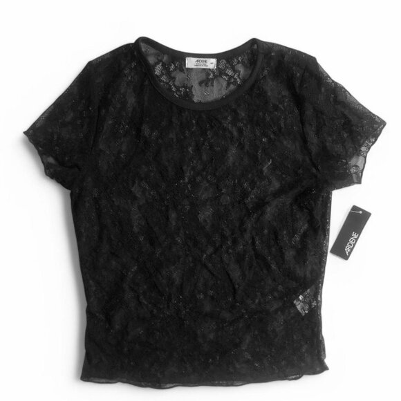 Ardene Lace Crop Top - Picture 2 of 4